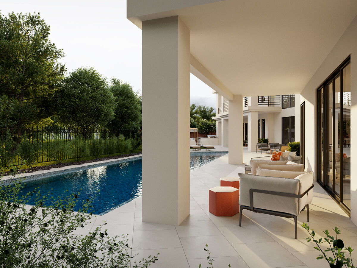 Sleek Modern Home Interior & Patio Moodboard thumb