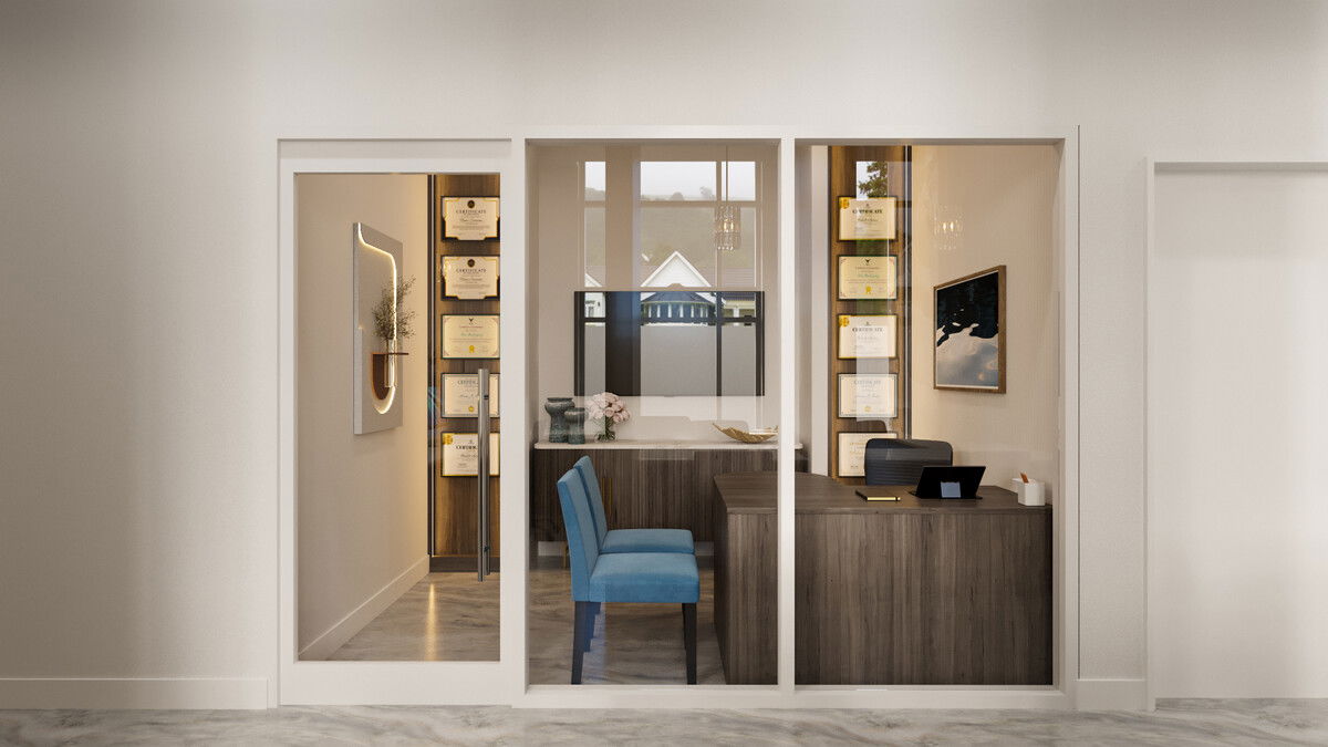 Luxury Dental Office with Spa Aesthetic Rendering thumb