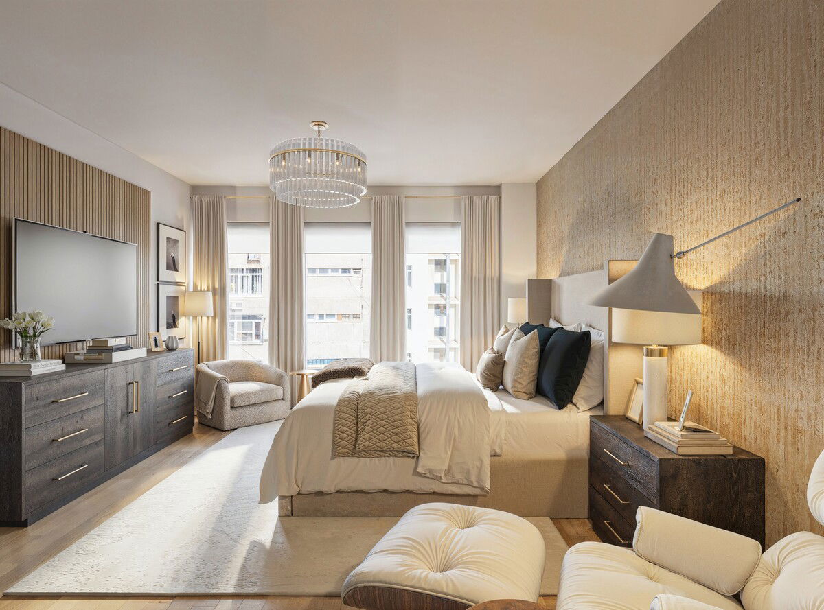 Elegant Master Bedroom & Classy Boy’s Bedroom Rendering thumb