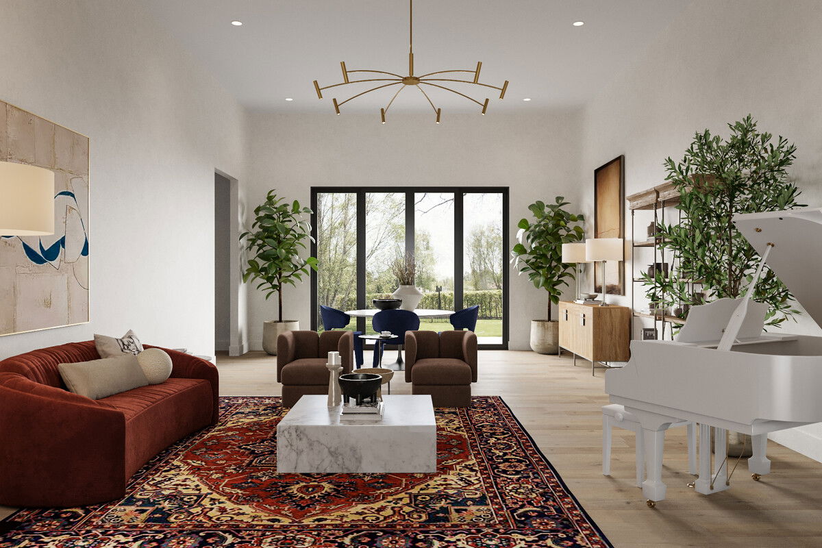 Rustic Mediterranean Home Renovation Rendering thumb