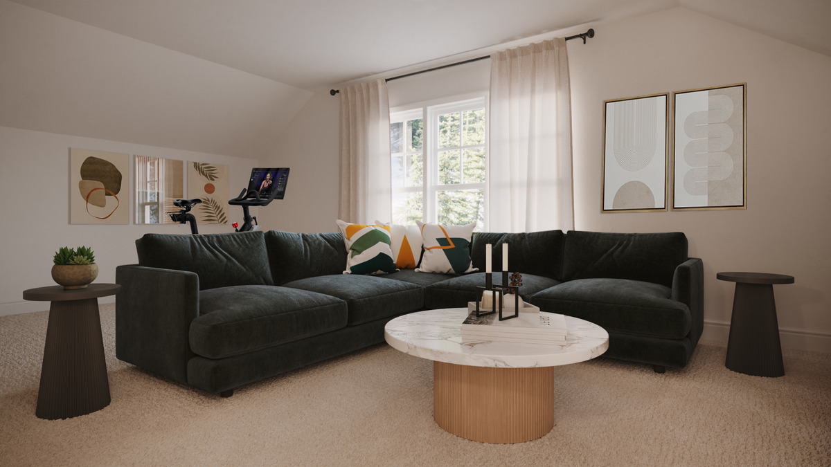Bright & Cozy Transitional Home Renovation Rendering thumb