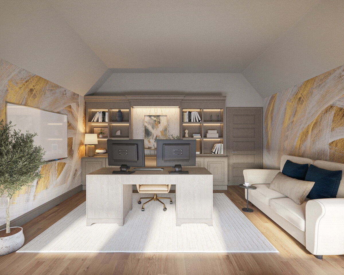 Luxurious Home Design with Modern Touches Rendering thumb
