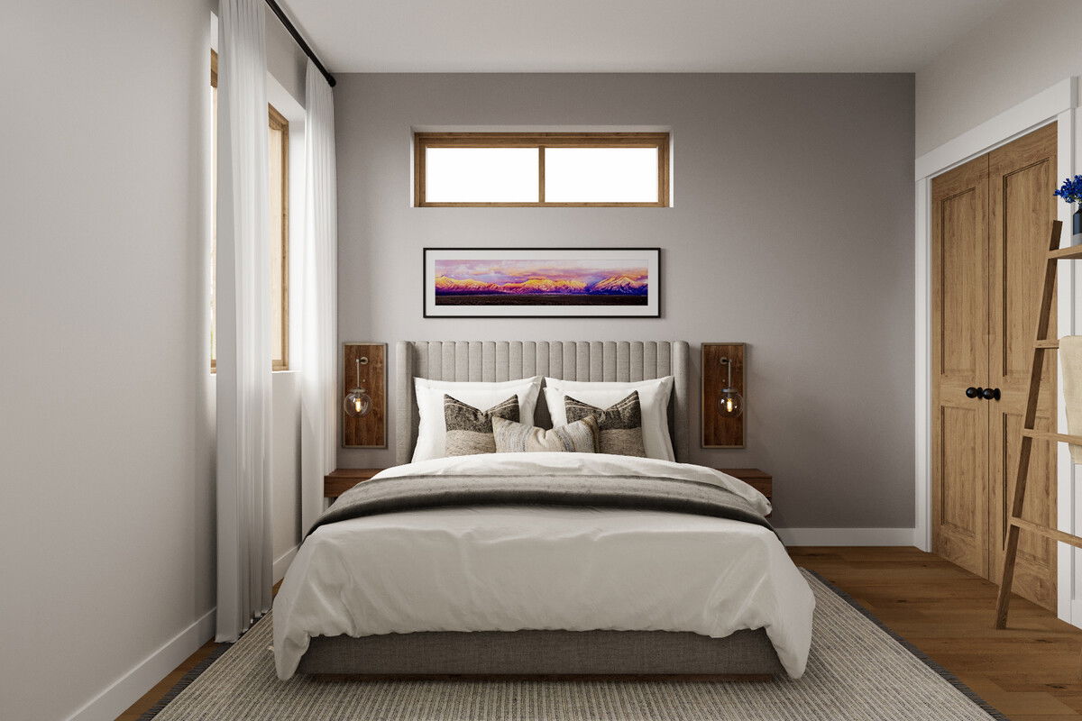 Modern Mountain Home Design with Cozy Vibes Rendering thumb