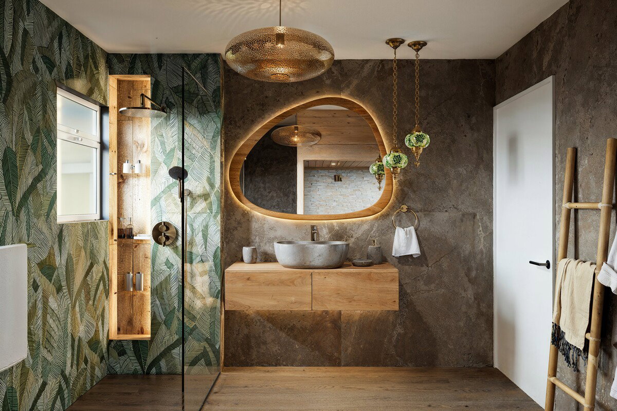 Modern Japanese Influenced Home Design with Cozy Vibes Rendering thumb