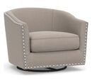 Online Designer Combined Living/Dining Harlow Upholstered Swivel Armchair