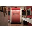 Online Designer Bathroom DreamLine Unidoor Plus 58-in to 58.5-in W Frameless Chrome Hinged Shower Door