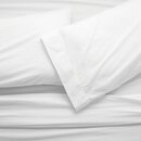 Online Designer Bedroom Organic Cotton White Queen Sheet Set