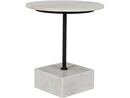Online Designer Combined Living/Dining Classy White Marble Side Table