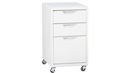 Online Designer Home/Small Office white 3-drawer filing cabinet