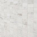 Online Designer Kitchen Alaska White Waterfall Polished Marble Mosaic Tile