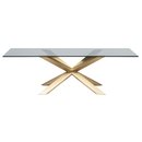 Online Designer Combined Living/Dining Gold Dining Table 