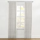 Online Designer Combined Living/Dining Dining Room - White & Gray Marled Ripplefold Curtains