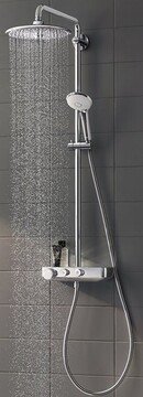 Online Designer Bathroom Euphoria Thermostatic Complete Shower System with TurboStat Technology