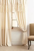 Online Designer Combined Living/Dining Knotted Macrame Curtain