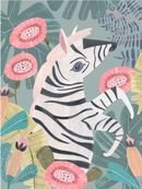 Online Designer Nursery Zebra in the Jungle Canvas Art