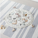 Online Designer Nursery Woodland Animals Baby Activity Mat with Animal Rattles, Set of 5