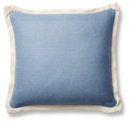 Online Designer Living Room Gina 20x20 Pillow, Chambray/Sand Linen