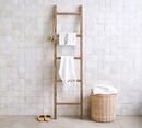 Online Designer Bathroom Rustic Reclaimed Wood Ladder