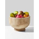Online Designer Kitchen Nason Wood Decorative Bowl in Beige