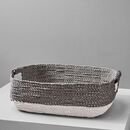 Online Designer Other Two-Tone Woven Underbed Basket – Gray/White