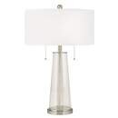 Online Designer Bedroom Clear Glass Fillable Peggy Glass Table Lamp