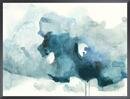 Online Designer Bathroom Abstract Blue Cloud Painting