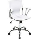 Online Designer Home/Small Office Office Star Avenue Six® Fabric Dorado Office Chair, White (staples)