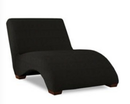 Online Designer Home/Small Office Celebration Chaise Lounge-Microsuede Onyx