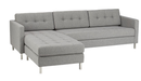 Online Designer Home/Small Office ditto grey sectional