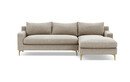 Online Designer Combined Living/Dining Sloan Right Chair Section Sofa