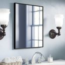 Online Designer Living Room Rectangle Black Wall Mirror