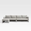 Online Designer Other Zuma 2-Piece Upholstered Outdoor Sectional Sofa with Ottoman