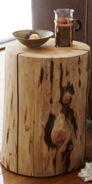 Online Designer Dining Room Natural Tree Stump Side Table