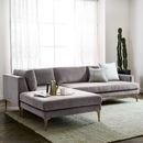 Online Designer Living Room Andes 3-Piece Chaise Sectional (108