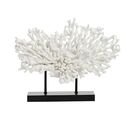 Online Designer Combined Living/Dining Faux Coral on Black Stand
