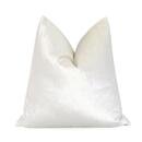 Online Designer Combined Living/Dining Pearl White Velvet Decorative Pillow