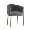 Online Designer Dining Room Mixt Upholstered Arm Chair by Morten Georgsen