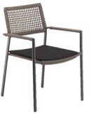 Online Designer Patio Campagna Stacking Patio Dining Chair with Cushion (Set of 4)