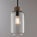 Online Designer Kitchen ROPE WRAPPED CLEAR GLASS PENDANT 