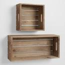 Online Designer Living Room Wood Crate Wall Storage