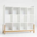 Online Designer Other Rue White Wood 12-Cube Bookcase