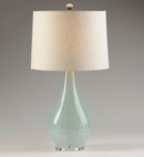 Online Designer Living Room Sandy Blue Glass Table Lamp