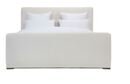 Online Designer Bedroom Nemus Panel Bed, Ivory Linen