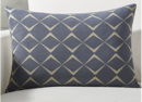 Online Designer Combined Living/Dining Cuomo Jacquard Pillow with Feather-Down Insert 22