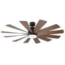 Online Designer Patio Windflower 12 - Blade Outdoor LED Windmill Ceiling Fan with Light Kit Included