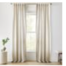 Online Designer Combined Living/Dining European Flax Linen Curtain - Natural