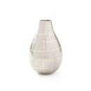 Online Designer Living Room Silver Tear Drop Vase