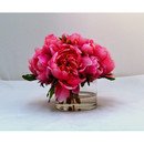 Online Designer Living Room Peonies in Small Glass Cylinder