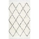 Online Designer Living Room Twinar Hand-Knotted White Area Rug by Langley Street™