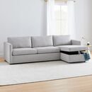Online Designer Living Room Harris 2-Piece Chaise Sectional w/ Storage